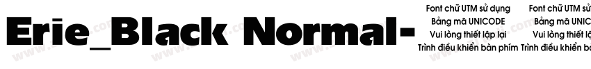 Erie_Black Normal字体转换
